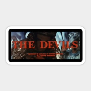 the devils Sticker